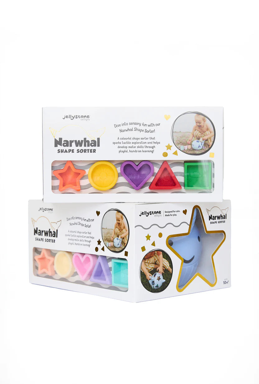 Jellystone Narwhal Shape Sorter