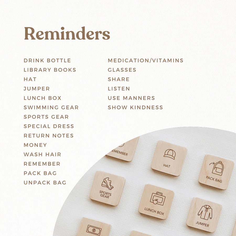Magnetic Timber Picture Tiles