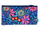 Twin Zip Pencil Case - Flower Fun