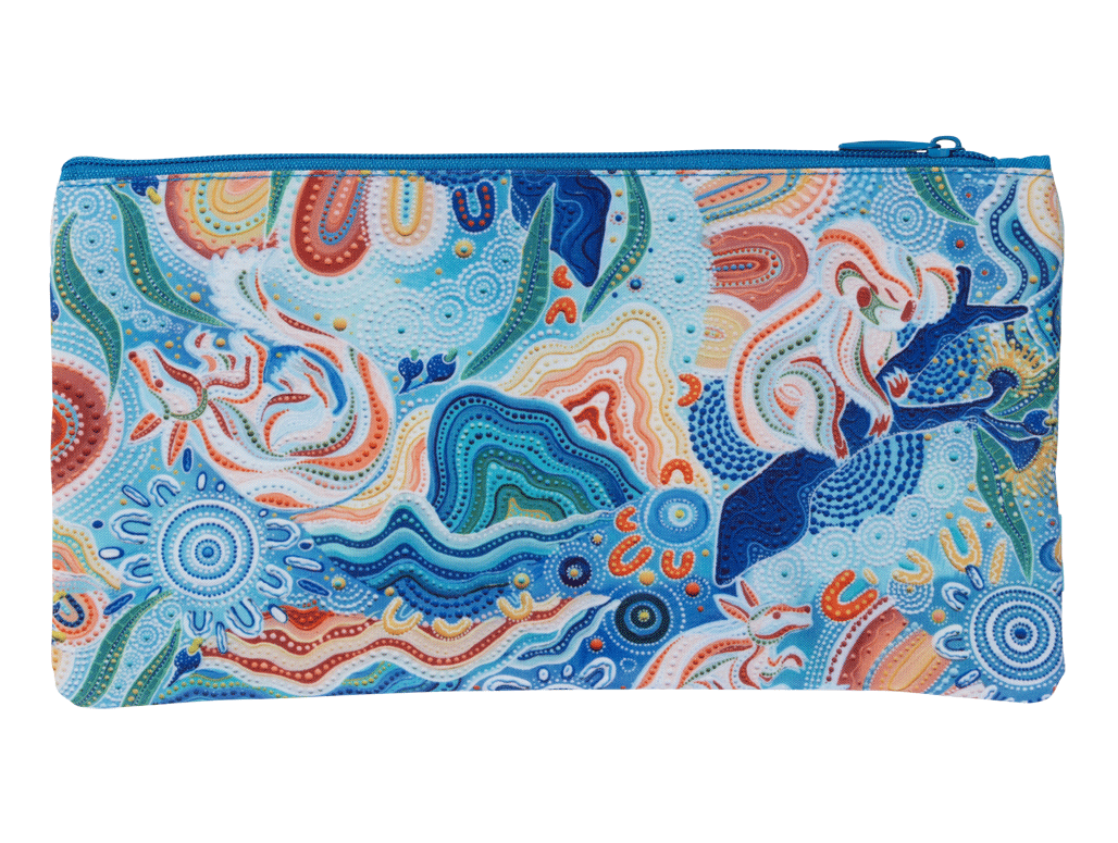 Twin Zip Pencil Case - Wani Wani Watina
