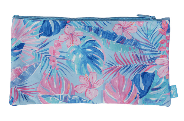 Twin Zip Pencil Case - Tropicana