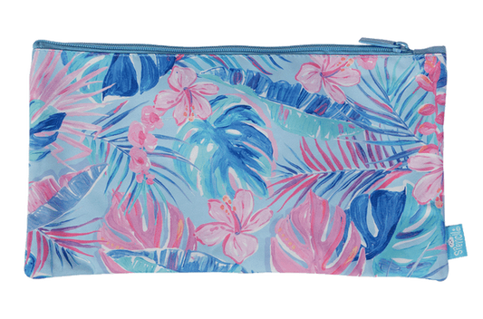 Twin Zip Pencil Case - Tropicana