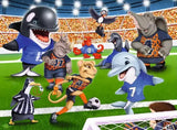 Soccer Field Flair Puzzle 150 piece