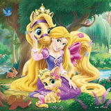 Disney Belle Cinderella Rapunzel Puzzle 3x49 Pieces
