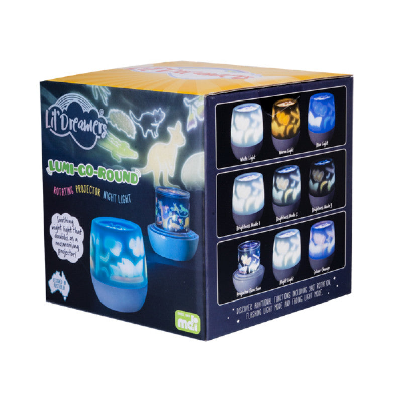 Rotating LED Projector Night Light - Australiana