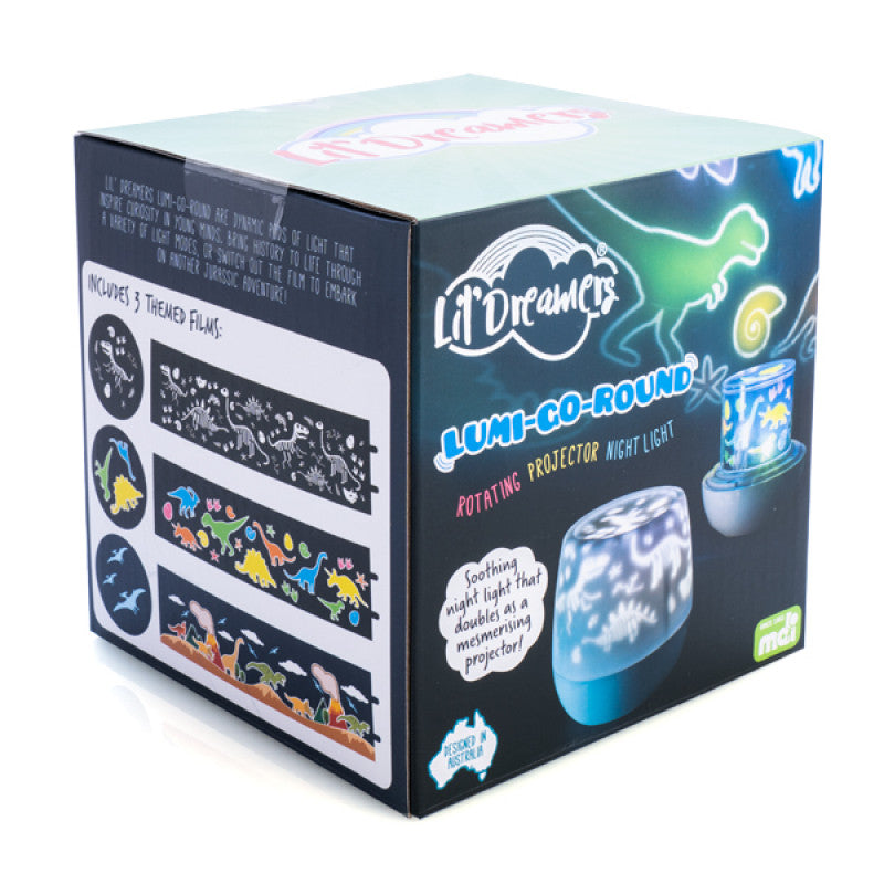 Rotating LED Projector Night Light - Dino
