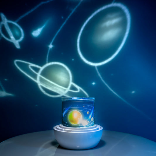 Rotating LED Projector Night Light - Space