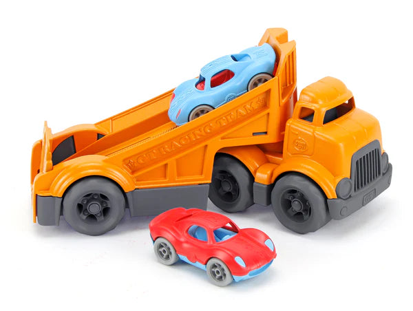 Green Toys Racing Truck w/ 2 Racers