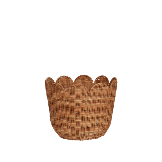 Rattan Tulip Basket - Natural