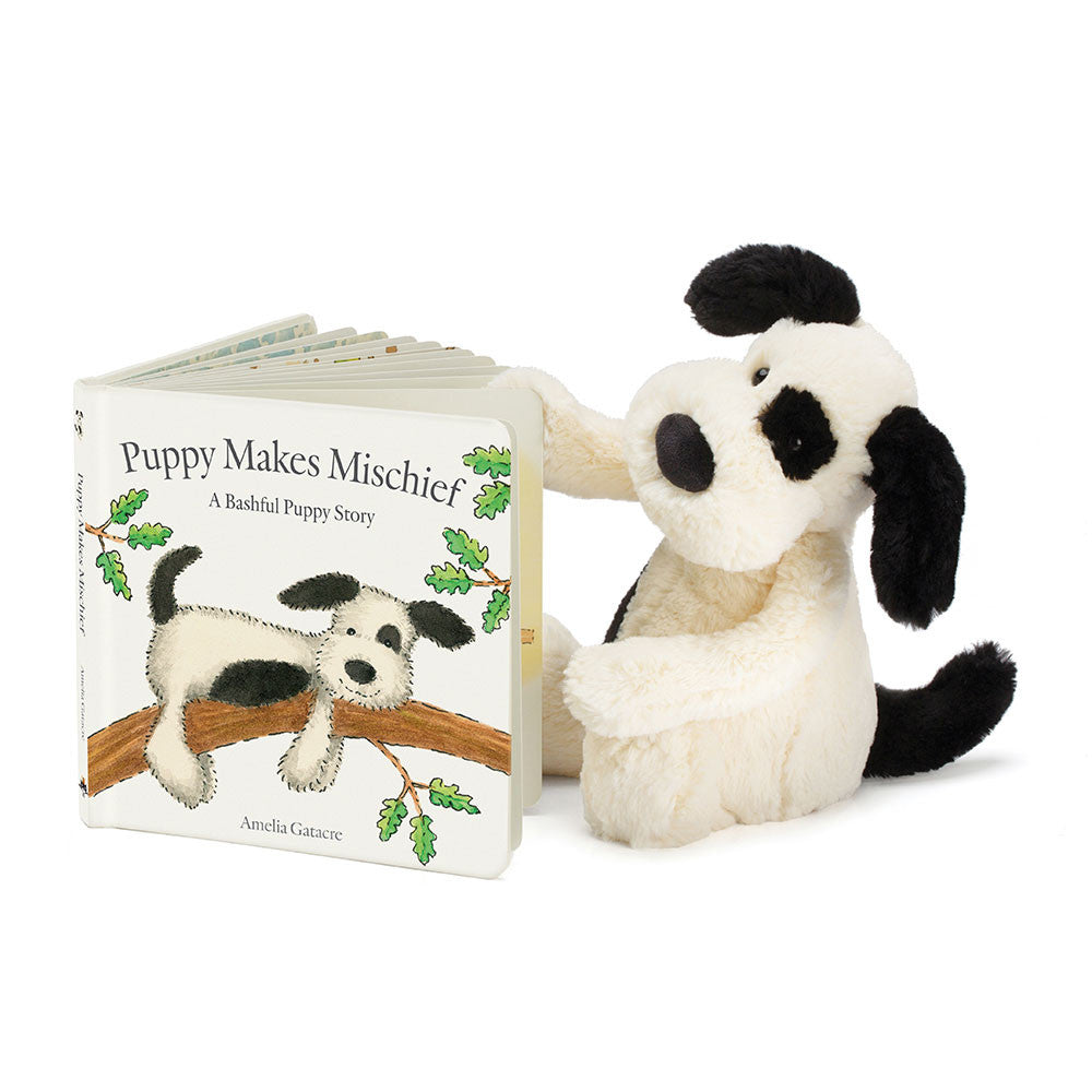 Jellycat Puppy makes mischief book