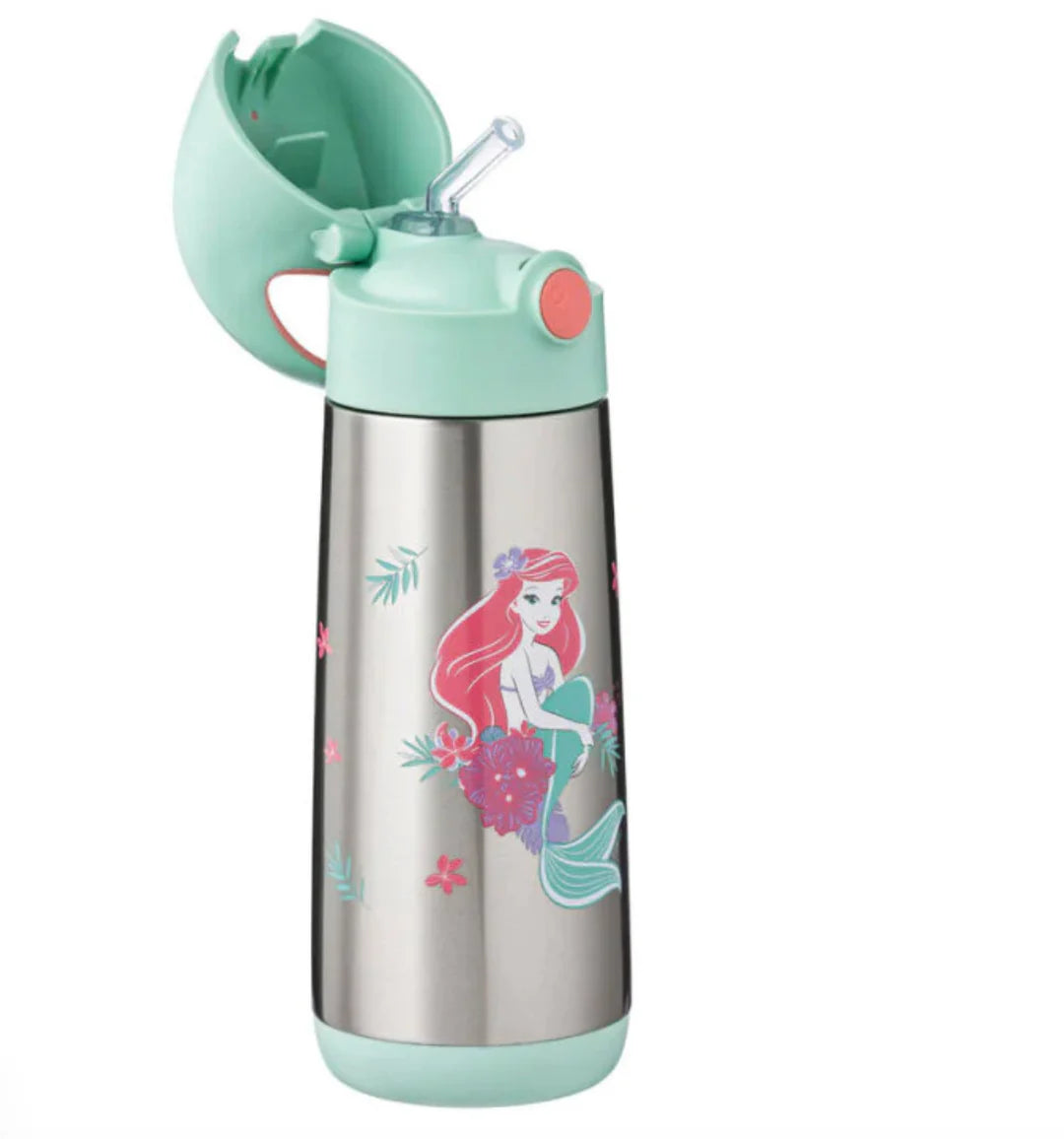 B.box 500ml Insulated Drink Bottle - Disney The Little Mermaid