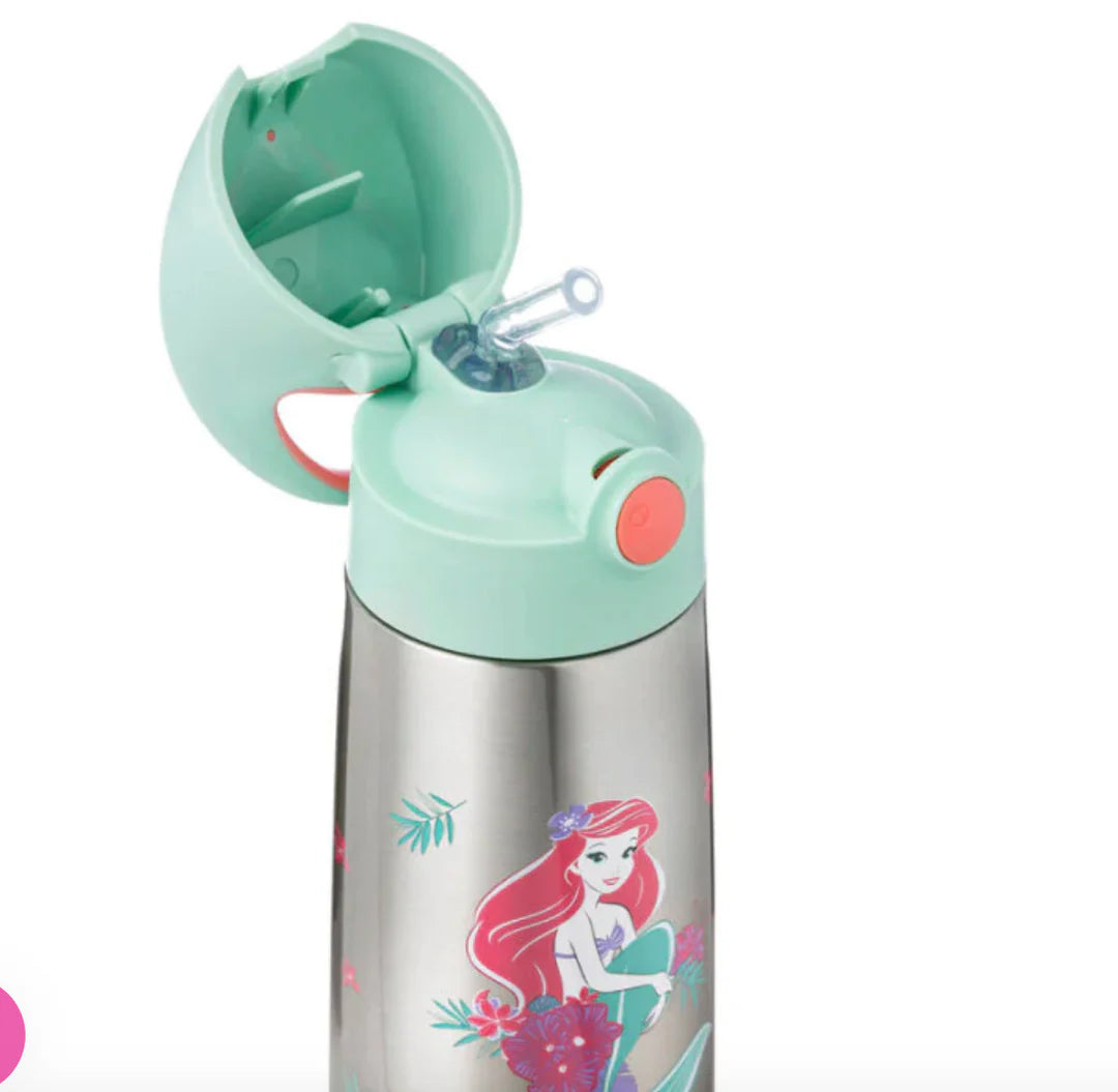 B.box 500ml Insulated Drink Bottle - Disney The Little Mermaid