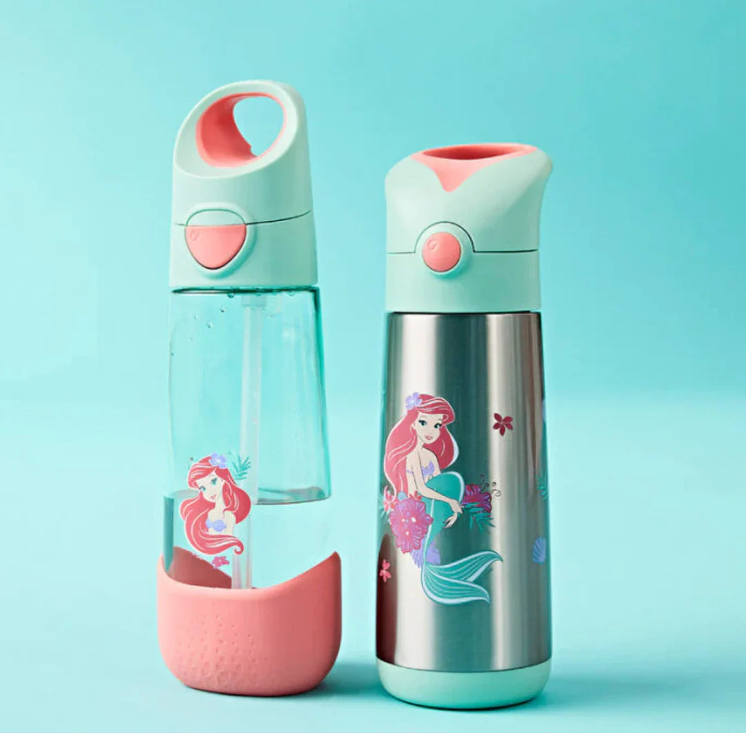 B.box 500ml Insulated Drink Bottle - Disney The Little Mermaid