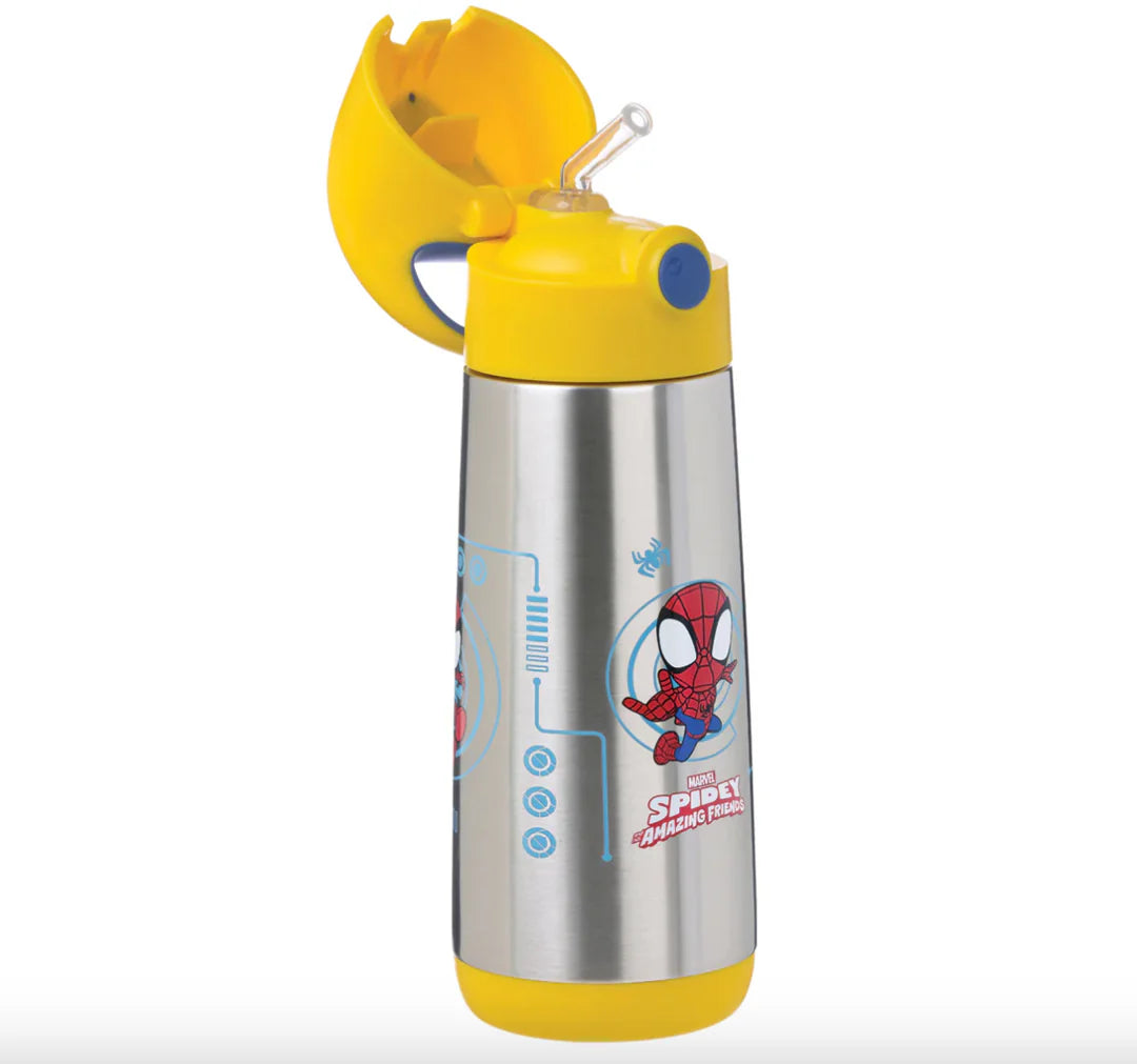 B.box 500ml Insulated Drink Bottle - Disney Spidey