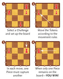 Solitaire Chess Magnetic Travel Game