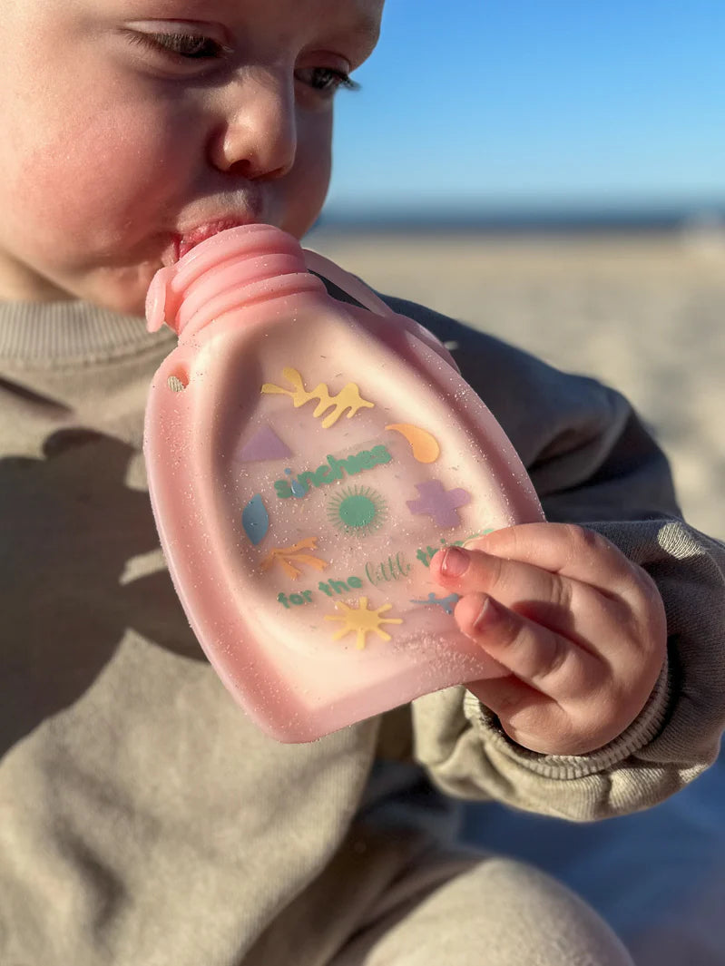 Sinchies Silicone Squeezy Pouch 2pk