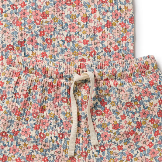 Summer Bloom Organic Short Sleeve Pyjamas