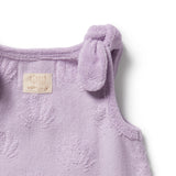 Lavender Shells Organic Terry Singlet