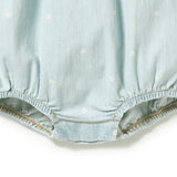 Ditsy Daisy Organic Denim Playsuit