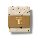 Tiny Palm Organic Short Sleeve Pyjamas