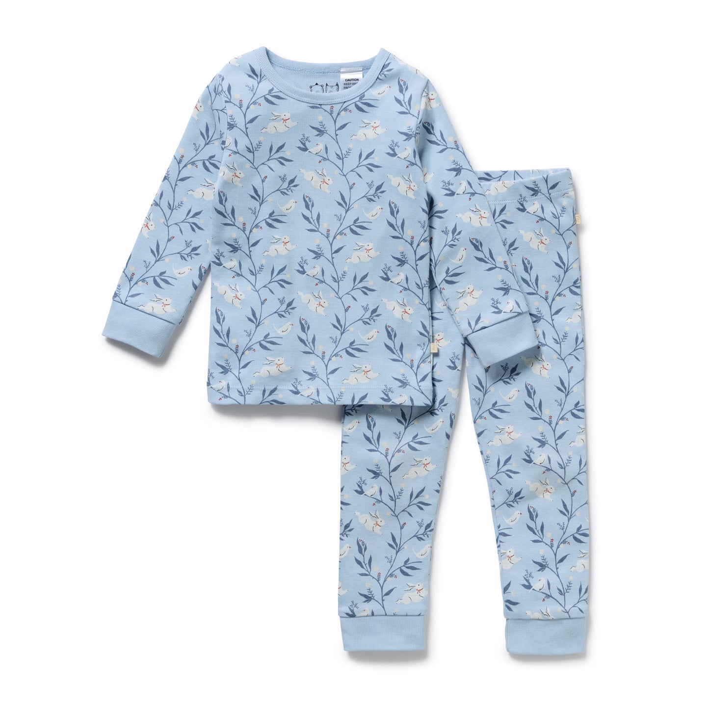 Bunny Whistle Organic Long Sleeve Pyjamas