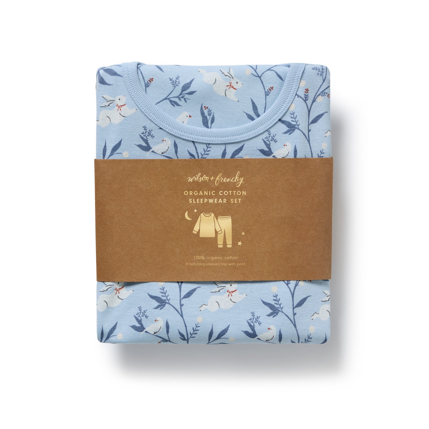 Bunny Whistle Organic Long Sleeve Pyjamas