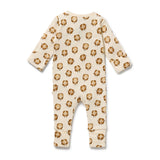 Hot Cross Buns Organic Zipsuit with Feet