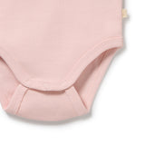 Strawberry Cream Organic Rib Long Sleeved Bodysuit