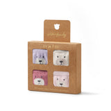 Organic 4pk Baby Socks - Pinks