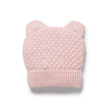Marshmellow Organic Knitted Bear Hat