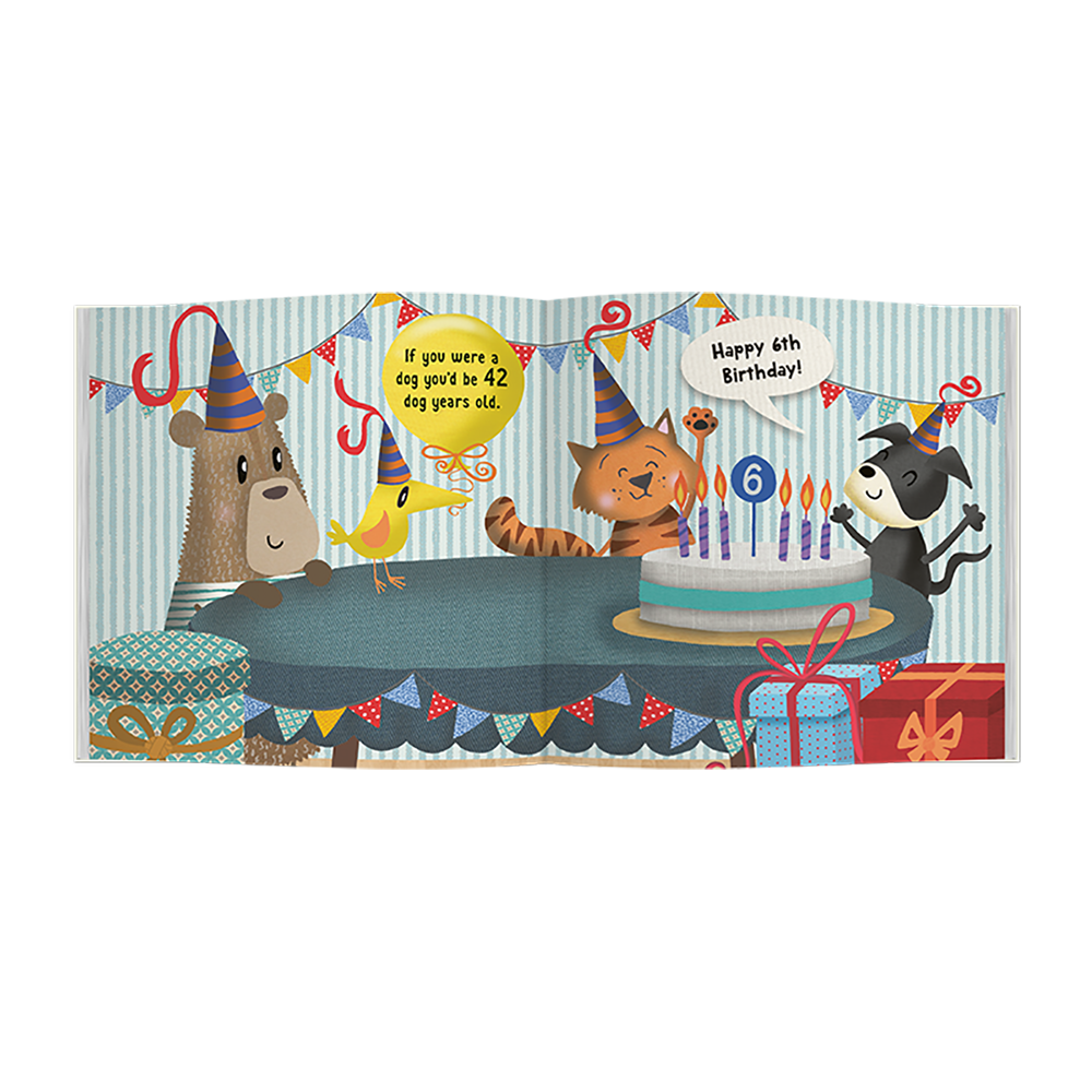 "WOW YOU'RE 1! 2! 3! 4! 5! 6!" Birthday Books