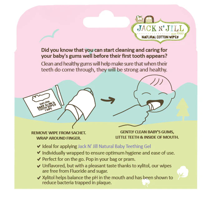 Natural Baby Gum & Tooth Wipes