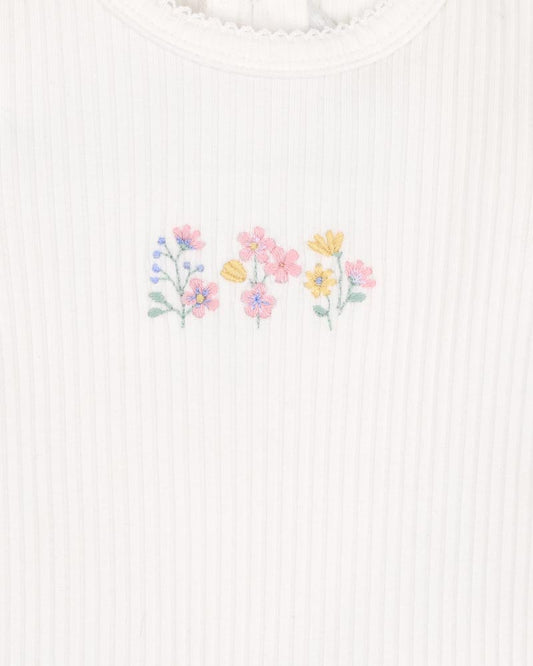 BONNIE Organic Embroidered Bodysuit