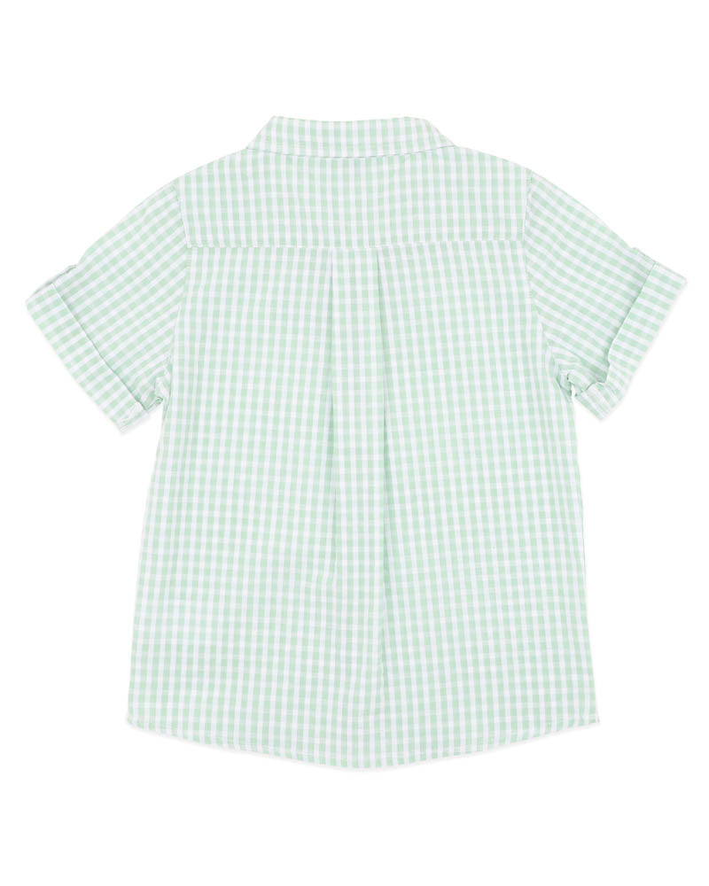 ROMAN Green Check Shirt