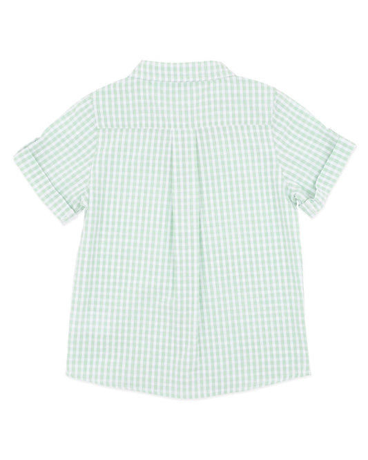 ROMAN Green Check Shirt