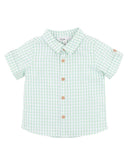 ROMAN Green Check Shirt