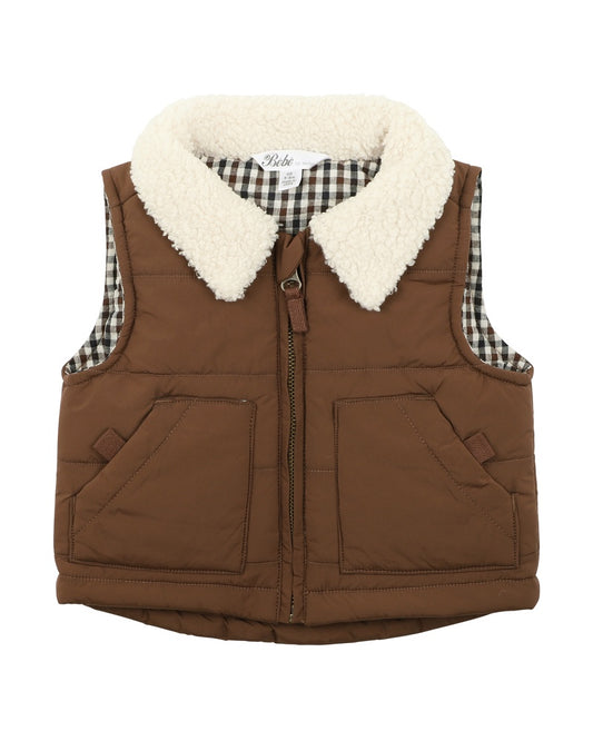 Puffa Vest with Collar