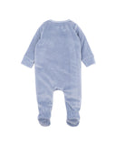 Alvin Velour Zip Onesie