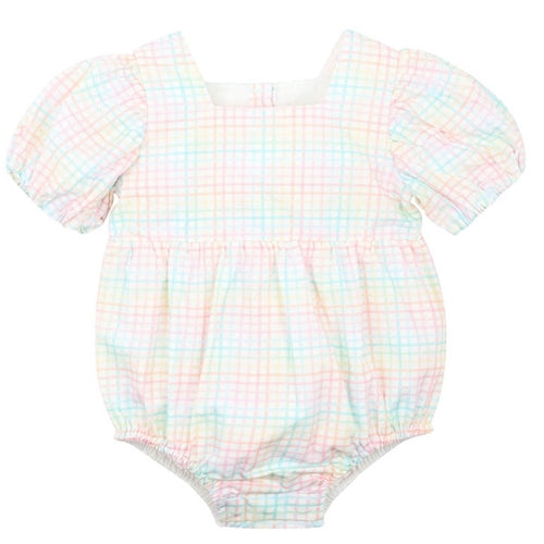 Candy Blossom Check Bodysuit