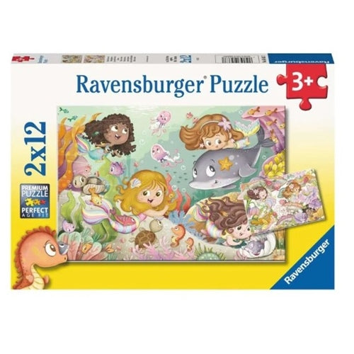 Fairies and Mermaids Puzzle 2x12pc