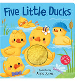 Squeaky Plush Board Book Five Little Ducks