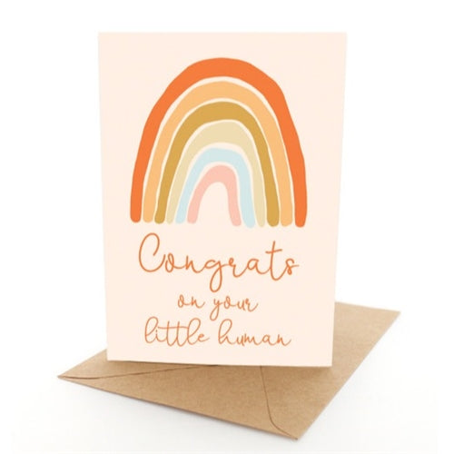 Congrats Rainbow Greeting Card