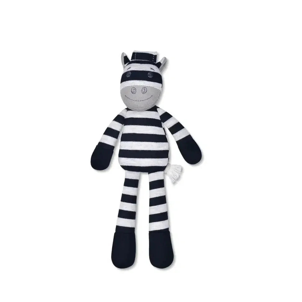 Organic Farm Pacifier Buddy  - Ziggy Zebra