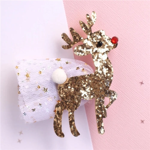 Rudolph the Red-Nosed Reindeer Tulle Hair Clip