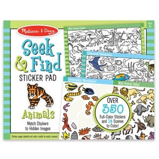 Seek & Find Sticker Pad- Animals