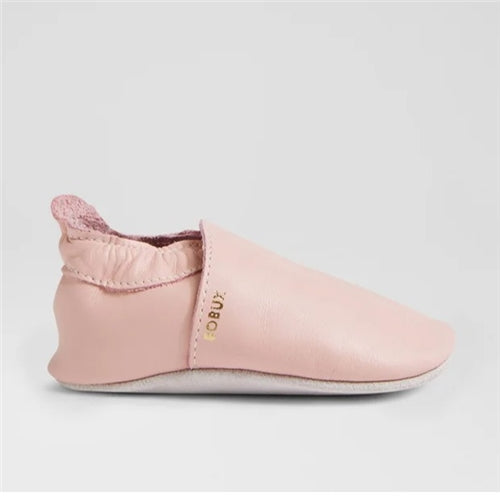 Ss Simple Infant Navy Leather Flat Shoes - Blossom