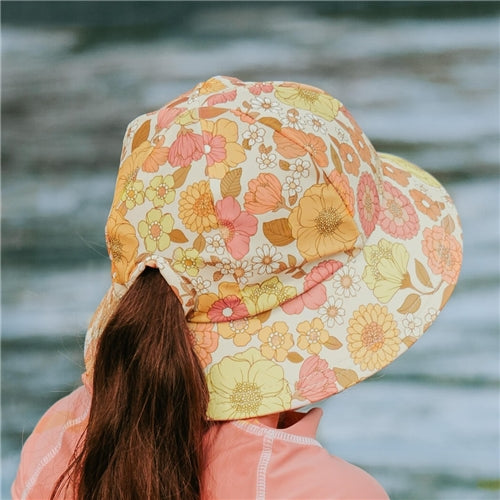 Ponytail Swim Bucket Beach Hat - Tallulah