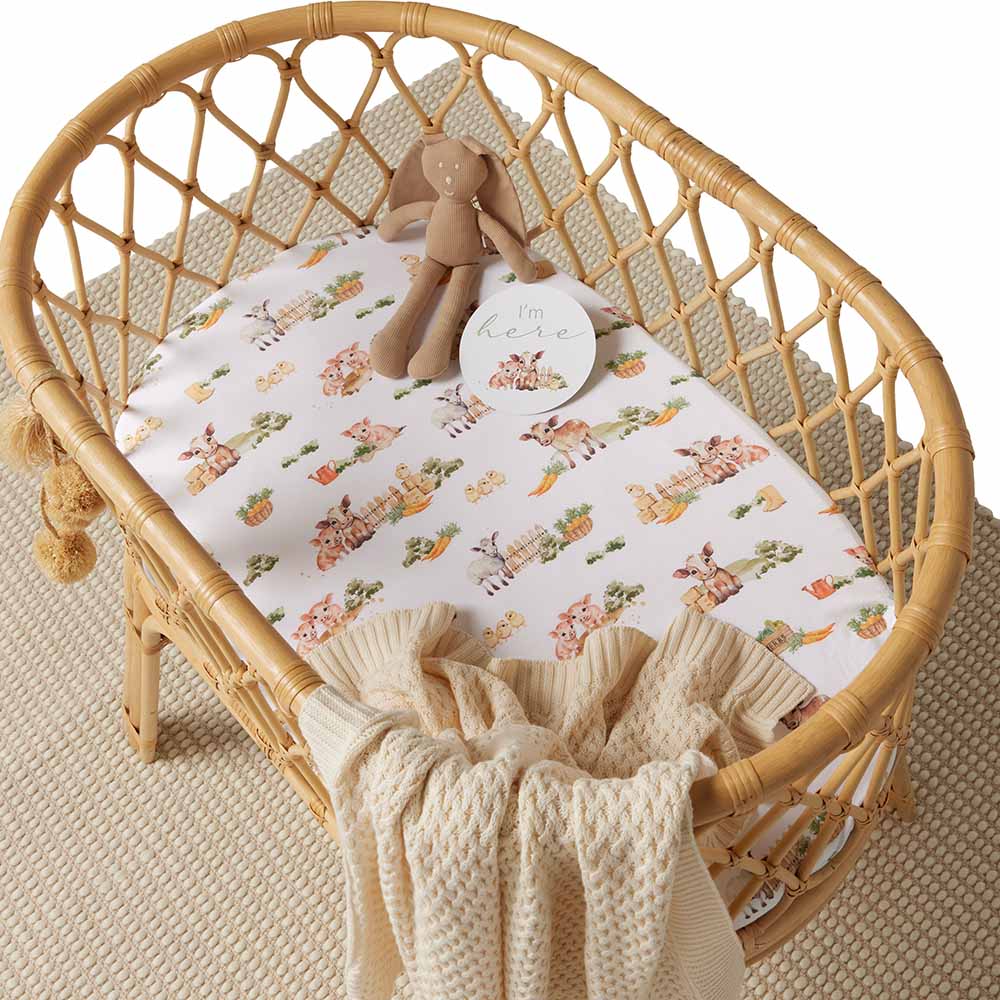 Farm Organic Jersey Wrap & Beanie Set