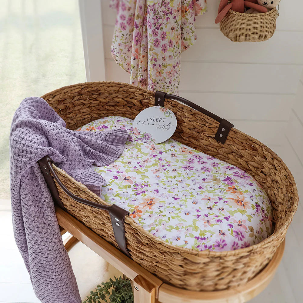 Isla Organic Bassinet Sheet / Change Pad Cover