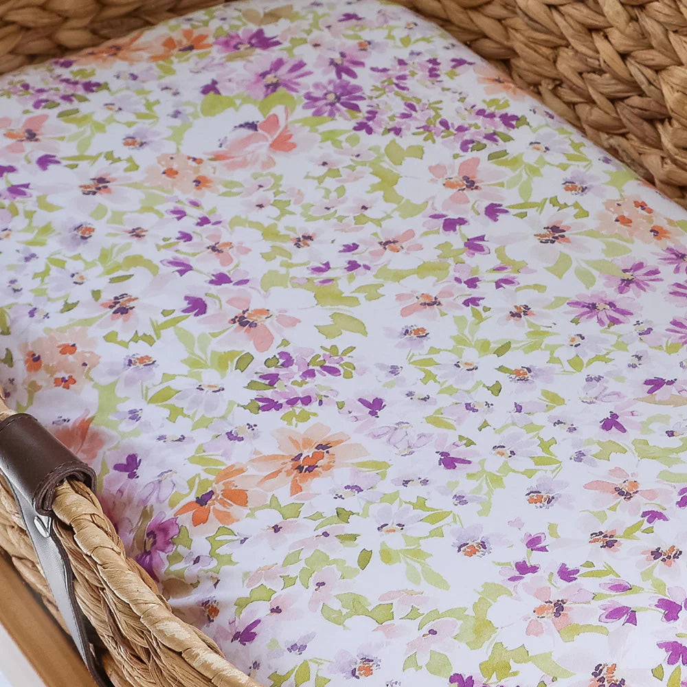 Isla Organic Bassinet Sheet / Change Pad Cover